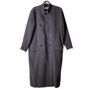 Peruvian Connection | Merino Wool Alpaca Angora Double Breasted Blazer Jacket 14